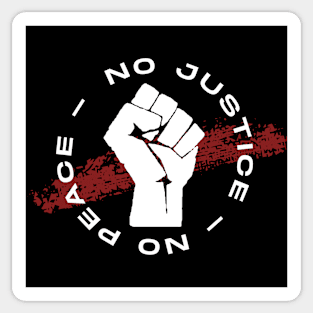 No Justice No Peace Sticker